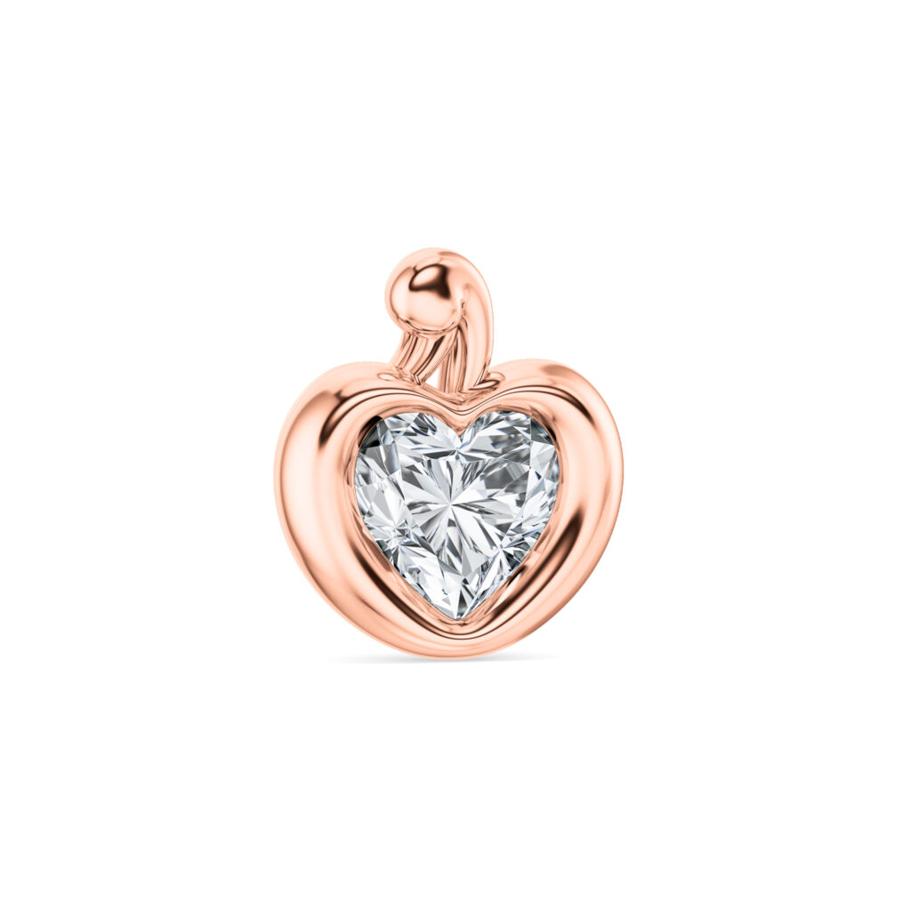Mặt dây chuyền Cherry – CMD5906 – Tiny Heart Cherry