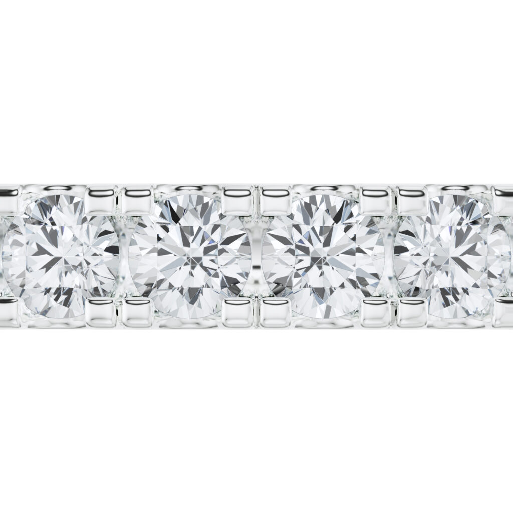 Nhẫn Eternity – CNT1101 – Round Shape Gemstone