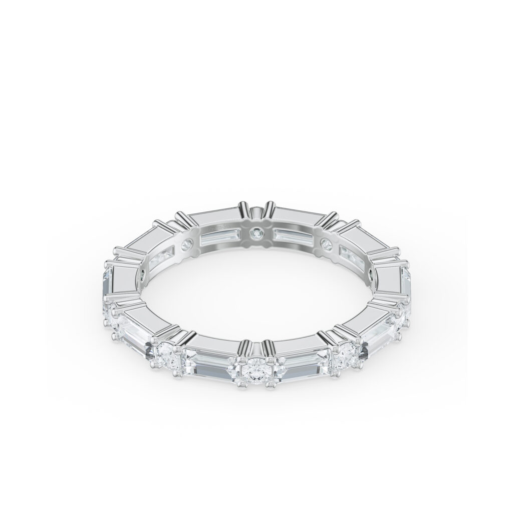Nhẫn Eternity – CNT1103 – Baguette & Round Mixed