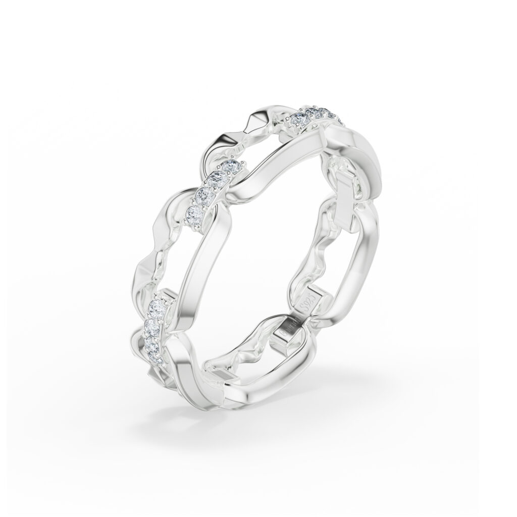 Nhẫn Letter C – CNT5902 – Eternity All “C” lead to me