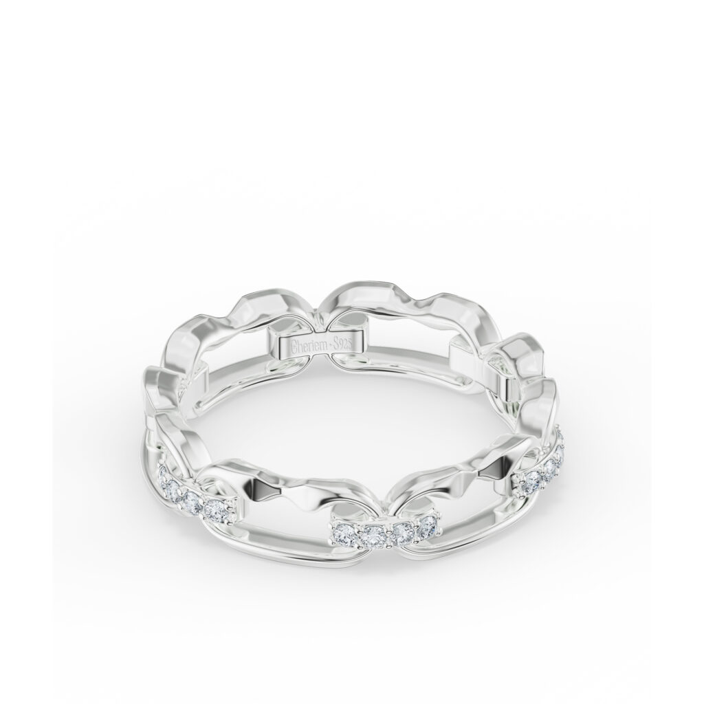 Nhẫn Letter C – CNT5902 – Eternity All “C” lead to me